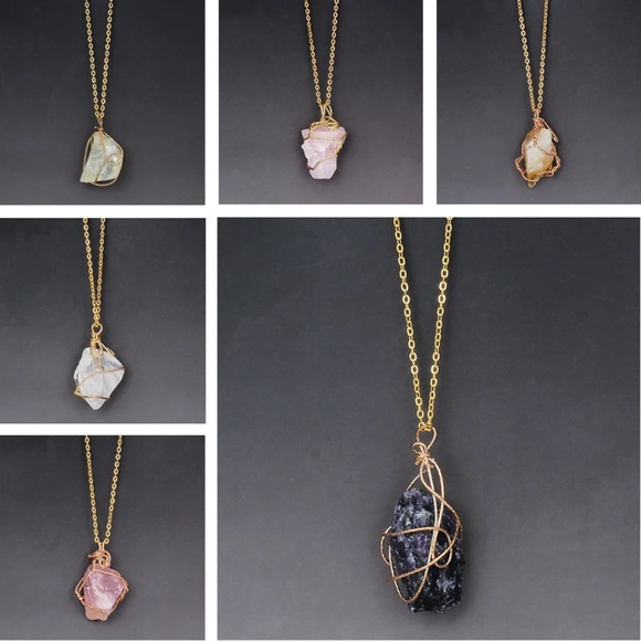 Quartz Crystal Necklaces - Picture 3 of 9